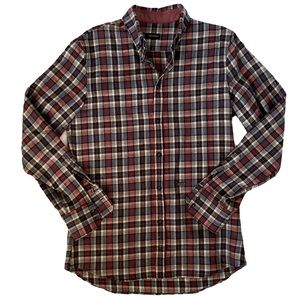 DSquared2 Italian Wool Flannel NWOT Plaid Button-Down. Sz L / XL